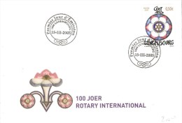 FDC LUXEMBURG. 2006 ROTARY - Rotary, Lions Club