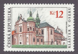 Ceska Republika - Church, Eglise, Monastery, Klaster V Oseku MNH - Unused Stamps