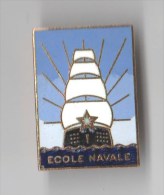 INSIGNE ECOLE NAVALE, émail  - Sans Fabricant - Navy
