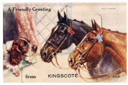(156) Australia - Kingscote Early Postcard (middle Of Card Unfold With Small Views) - Never Posted - Kangaroo Islands