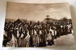 AFRICA ORIENTALE ITALIANA -SOMALIE ITALIEN- Foto Pedrini - 1930\1937 -- BAIDOR SALUTO AL MUSCIR - Somalia