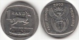 Sud Africa 1 Rand 2003 Km#332 - Zuid-Afrika