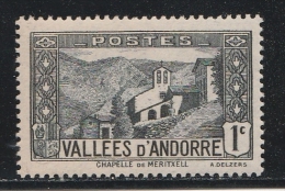 Andorre Français 1932-33 - Timbres Yvert & Tellier N ° 24 ( Trace De Charnière ) - Neufs