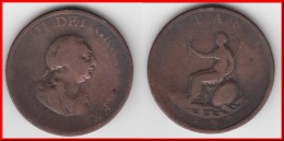 **** GRANDE-BRETAGNE - GREAT-BRITAIN - 1/2 PENNY 1799 - HALF PENNY 1799 GEORGE III **** EN ACHAT IMMEDIAT !!! - B. 1/2 Penny