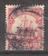 Deutsch Ostafrika 1906, Yvert N° 32 ,7 1/2  Heller Rouge Yacht Hohenzollern, Obl , B/TB - Africa Orientale Tedesca