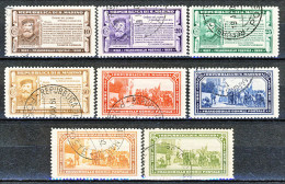 San Marino 1932 Cinquantenario Garibaldi Serie N. 168 - 175 USATI - Oblitérés