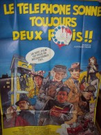 Le Téléphone Sonne Toujours Deux Fois.Affiche De Film De J.-Pierre VERGNE.1985. Illustration Du Dessinateur BLANC-DUMONT - Plakate & Offsets