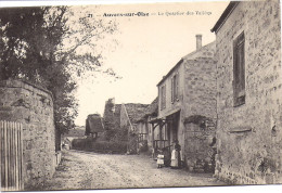 Cpa Auvers Sur Oise, Le Quartier Des Vallées, Fillette - Auvers Sur Oise