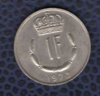 Luxembourg 1973 Pièce De Monnaie Coin 1 Franc Grand Duc Jean - Luxemburg