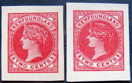 NEWFOUNDLAND 1899 2c Queen Victoria Mint 2 Pieces Of Stationery - Interi Postali