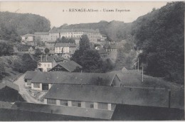 Cpa,isère,RENAGE,prés Voiron,tullins,grenoble,r Ives,usine Métallurgique,usine Experton Revollier,ALLIVET,turbine ,rare - Renage