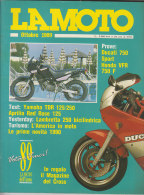 RA#48#09 Rivista LA MOTO Ed.Edigamma Ottobre 1989/MONDIALE CROSS/HONDA CRM/YAMAHA TDR/LAMBRETTA 250 - Motores