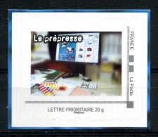 La Prépresse .  Adhésif Neuf ** . Collector  " L' IMPRIMERIE DES TIMBRES DE LA POSTE  " - Collectors