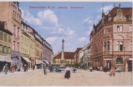 Cpa,ALLEMAGNE,SAARBRUCKEN   ,capitale  De Land Sarre,stadtverband,FONTAI NE - Saarbrücken