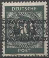 Bizone 1948 Bandaufdruck Auf 1. Kontrollratsausgabe 50 Pf Mi 66 I / Sc 591 / YT 20Q Gestempelt / Oblitéré  /used - Used