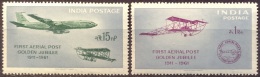 INDIA - AIRPLANES JUBILEE  - **MNH - 1961 - Airmail