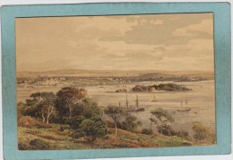 PLYMOUTH  FROM  MOUNT  EDGCUMBE  -  J.V. ECKENBIECHER  -  CARTE  PRECURSEUR  - - Plymouth