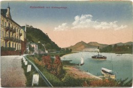 I2062 Rolandseck Mit Siebengebirge - Barche Boats Bateaux / Non Viaggiata - Remagen