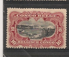 CONGO BELGE 55 MH Mint - Traits Hors Cadre - Lijntjes Rond Kader - Ongebruikt