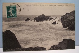 Pointe De  PRIMEL --Rocher De La Chaise Par Gros Temps -TREGASTEL - Primel
