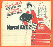 Lot De 10 Buvards  "  Marcel Avez - Reines D'un Jour  " Illustres Par Francis - Collections, Lots & Séries