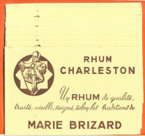 Lot De 10 Buvards  "  Rhum Charleston - Marie Brizard  " - Colecciones & Series