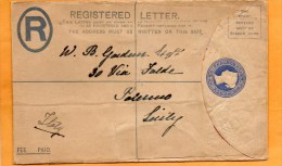 Great Britain Old Registered Cover - Luftpost & Aerogramme