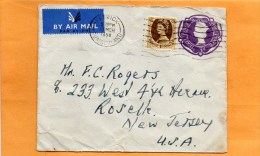 Great Britain 1958 Cover Mailed - Luftpost & Aerogramme