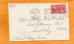 Canada 1937 FDC Mailed - Covers & Documents