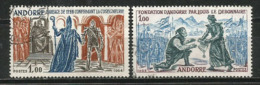 Fondation De L'Andorre Par Le Roi Louis Le Pieux En 1288.  Yv. 169/70. Oblitérés, Côte 38,50 € - Used Stamps