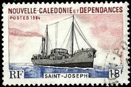 NEW CALEDONIA 18 FRANCS SHIP ST JOSEPH SET OF 1 USEDNH 1984 SG725 READ DESCRIPTION !! - Oblitérés