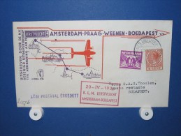 FFC First Flight 012 Amsterdam - Boedapest 1936 - A137b (nr.Cat DVH) - Lettres & Documents