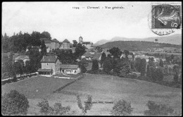 74 - Clermont,  Haute-Savoie, Vue Générale, Chateau, 1907, Ed Pittier Annecy, Pli Sup.Gauche, Sinon Bon état - Saint-Julien-en-Genevois