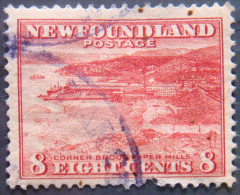 NEWFOUNDLAND 1932 8c Corner Brook USED - 1908-1947