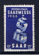 D+ Saar 1953 Mi 341 Saarmesse - Gebruikt