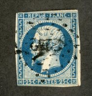 3193  France 1850  Mi.#9 (o) Scott #11  Offers Welcome! - 1852 Louis-Napoleon