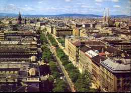 Wien - Ringstrabe - Blick Vom Ringturm -51361 - Formato Grande Viaggiata - Ringstrasse