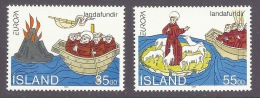 Iceland / Island 1994 Europa CEPT - Great Discoveries, Discovery Volcanic Island, Volcano, Volcan, Tale, Legend - MNH - Unused Stamps