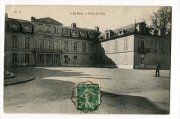 Ref 195 - JUVISY - Hôtel De Ville - OBLITERATION CONVOYEUR PARIS à CORBEIL (1907) - Juvisy-sur-Orge