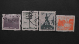 Turkey - 1959 - Mi:1702,1704-6 O - Look Scan - Usati