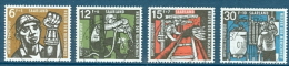 Saarland Mi. 404 - 407 Gest. Wohlfahrt Bergbau Kohle - Used Stamps