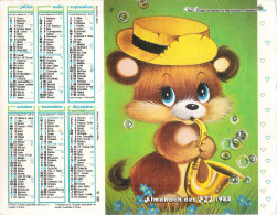 1988 CALENDRIER DES PTT  - HERAULT - Tamaño Grande : 1981-90