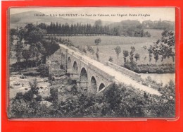 - LA SALVETAT  SUR AGOUT - Le Pont De Cabanes,sur L'Agout,route D'Angles - La Salvetat