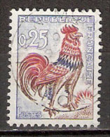 Timbre France Y&T N°1331 (09) Obl.  Coq De Decaris. 0.25 F. Outremer, Carmin Et Brun. Cote 0,15 € - 1962-1965 Cock Of Decaris