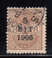 Danish West Indies Used Scott #42 5b On 8c Arms - Danemark (Antilles)