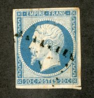 3234  France 1854  Mi.#13 Id (o)  Scott #15b  Offers Welcome! - 1852 Luis-Napoléon