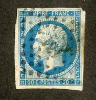 3236  France 1854  Mi.#13 Id (o)  Scott #15b  Offers Welcome! - 1852 Louis-Napoleon