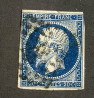 3244  France 1854  Mi.#13b  (o)  Scott #15a  Offers Welcome! - 1852 Luis-Napoléon