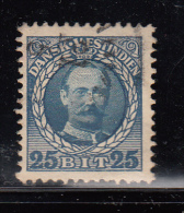 Danish West Indies Used Scott #47 25b Frederik VIII - Danimarca (Antille)