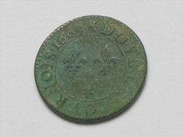 Double Tournois  1609 - HENRI IV  ***** EN ACHAT IMMEDIAT ***** - 1610-1643 Louis XIII Le Juste